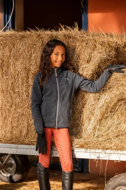 Hot Leighton Teens helforsterkede ridetights med silikon og varmt fôr Ridetights
