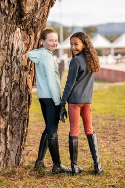 Hot Leighton Teens helforsterkede ridetights med silikon og varmt fôr Ridetights