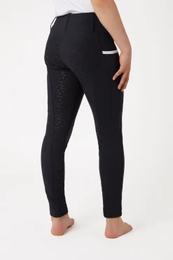 Sale Lucinda tights, helforsterket med silikon, høyt liv, barn Ridetights