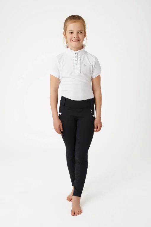 Sale Lucinda tights, helforsterket med silikon, høyt liv, barn Ridetights
