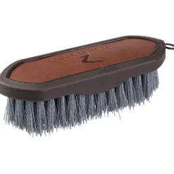 New Maddox finbørste med lærhåndtak Børster|Strigleutstyr