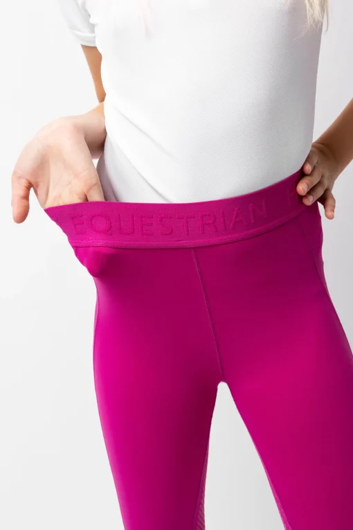 Clearance Madison tights, helforsterket med silikon, barn Ridetights