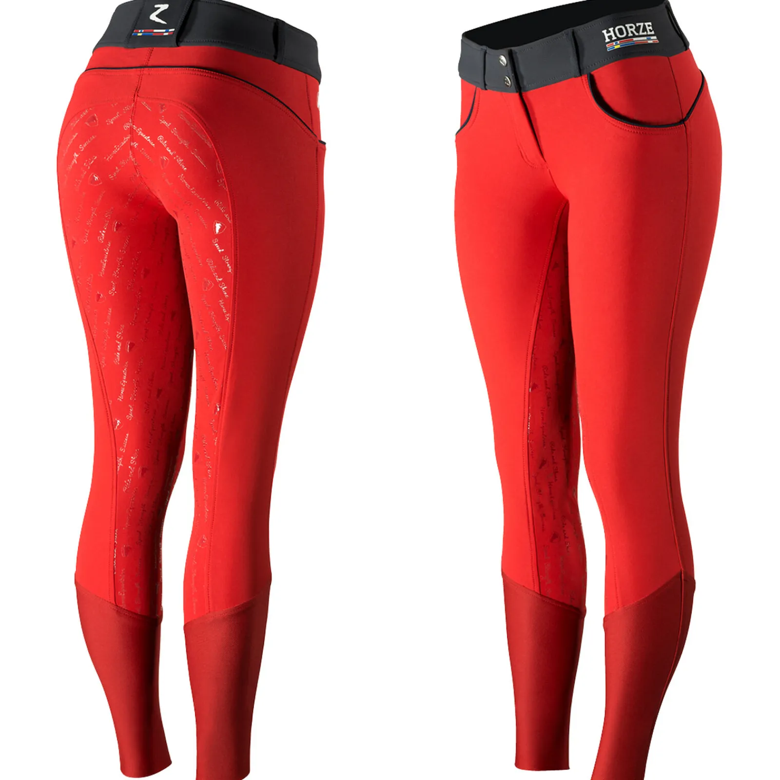 Clearance Nordic Performance helforsterket ridebukse med silikon, dame Helforsterkede Ridebukser