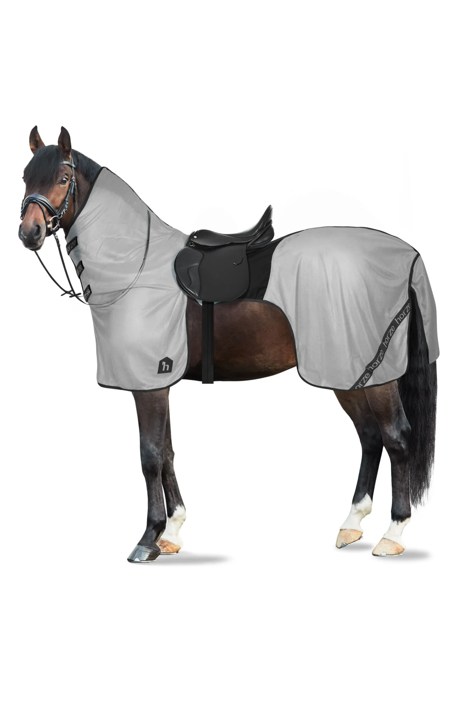 Hot Paso Fino fluedekken til ridning med avtakbar hals og UV-beskyttelse Insektsdekken|Insektsdekken