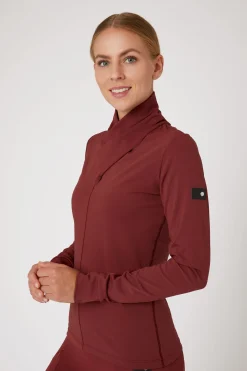 Clearance Raquel treningsskjorte med høy hals, dame Skjorter Og Topper