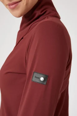 Clearance Raquel treningsskjorte med høy hals, dame Skjorter Og Topper