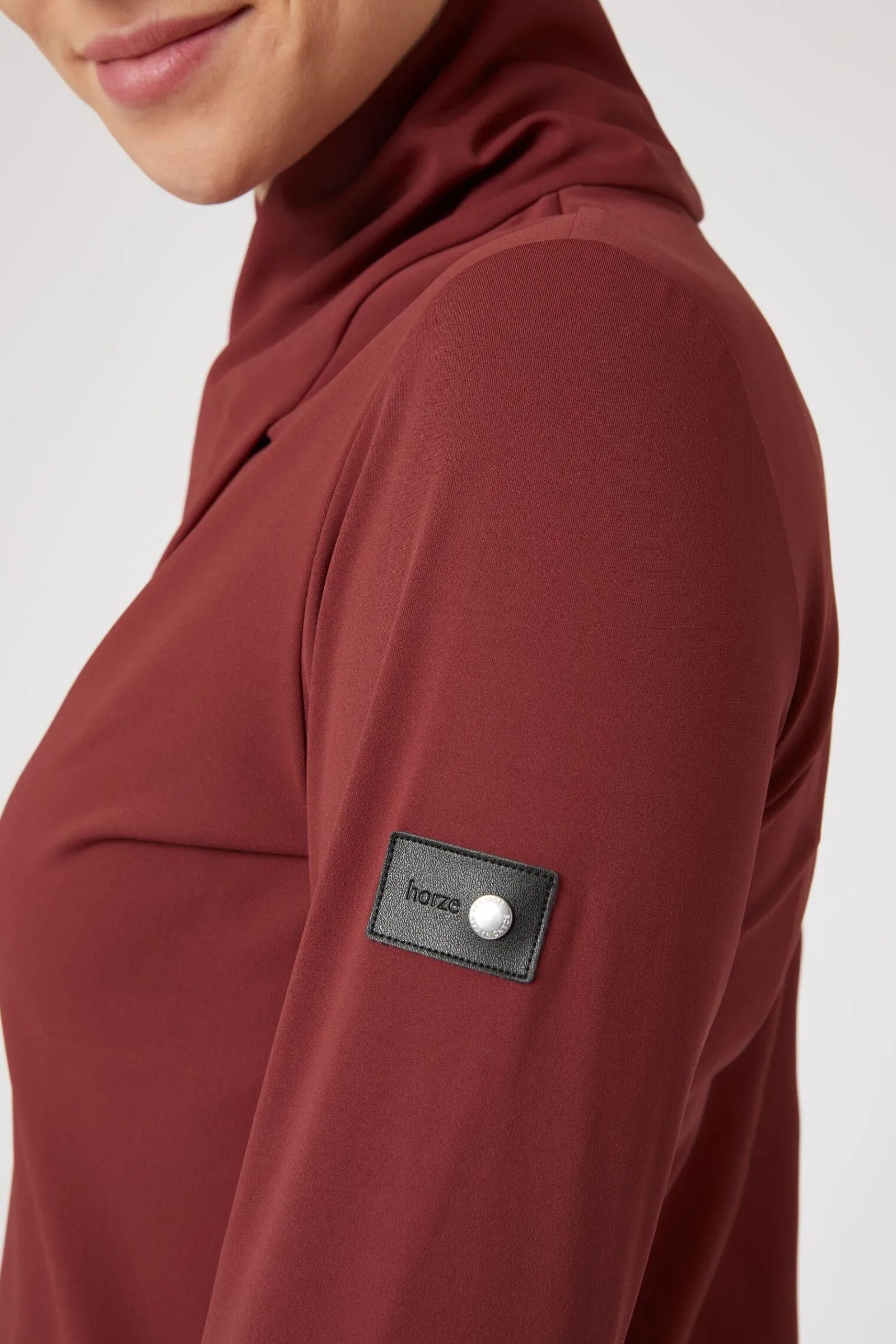 Clearance Raquel treningsskjorte med høy hals, dame Skjorter Og Topper