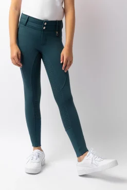 New Rhea helforsterket thermoridebukse med baklommer, barn Ridebukser