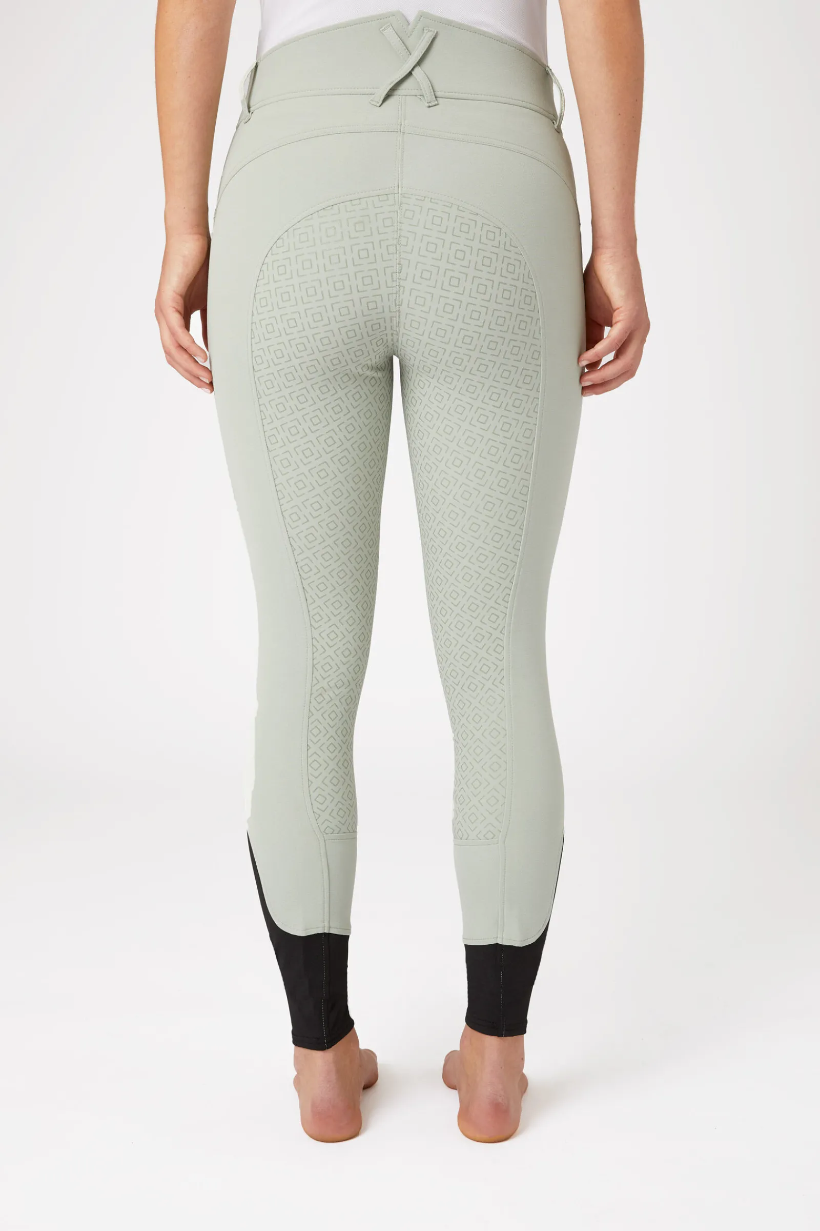 New Ridebukser, lommer med mikrokrystaller, høyt liv, helforsterket med silikon, dame Helforsterkede Ridebukser