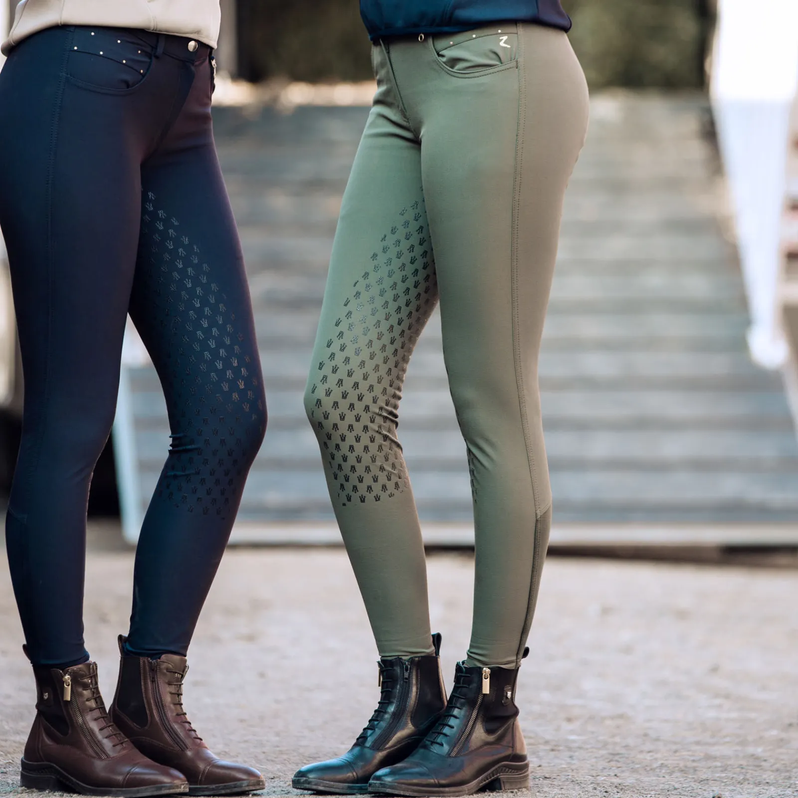 Clearance Sienna helforsterket ridebukse med silikon, dame Helforsterkede Ridebukser