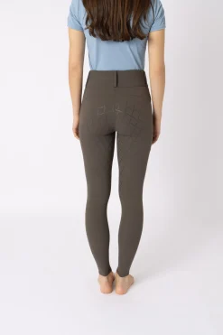 Sale Sophie helforsterket ridebukse med høyt liv til dame Helforsterkede Ridebukser