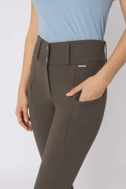 Sale Sophie helforsterket ridebukse med høyt liv til dame Helforsterkede Ridebukser