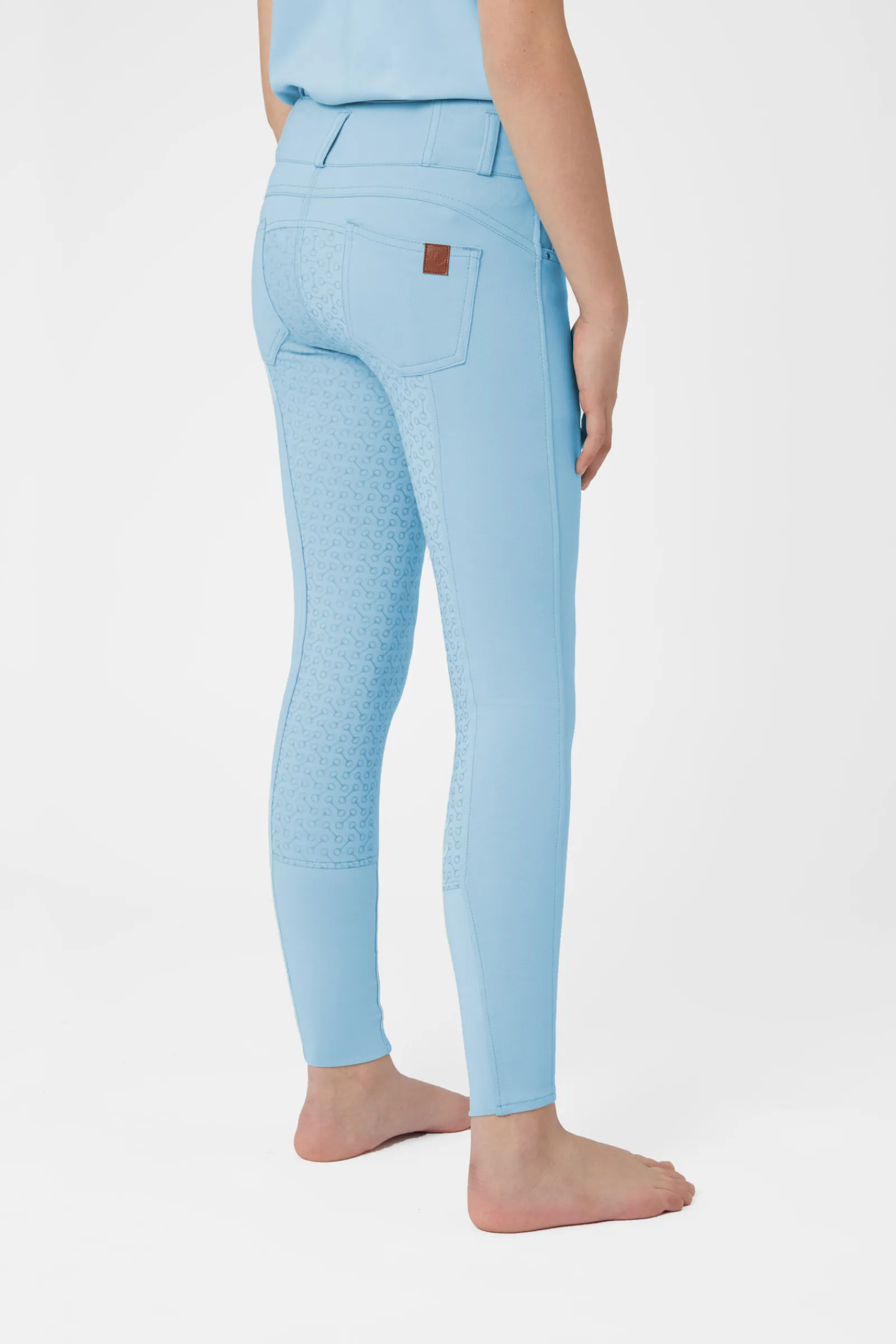 Clearance Tara ridebukser med høyt liv, helforsterket, barn Ridebukser