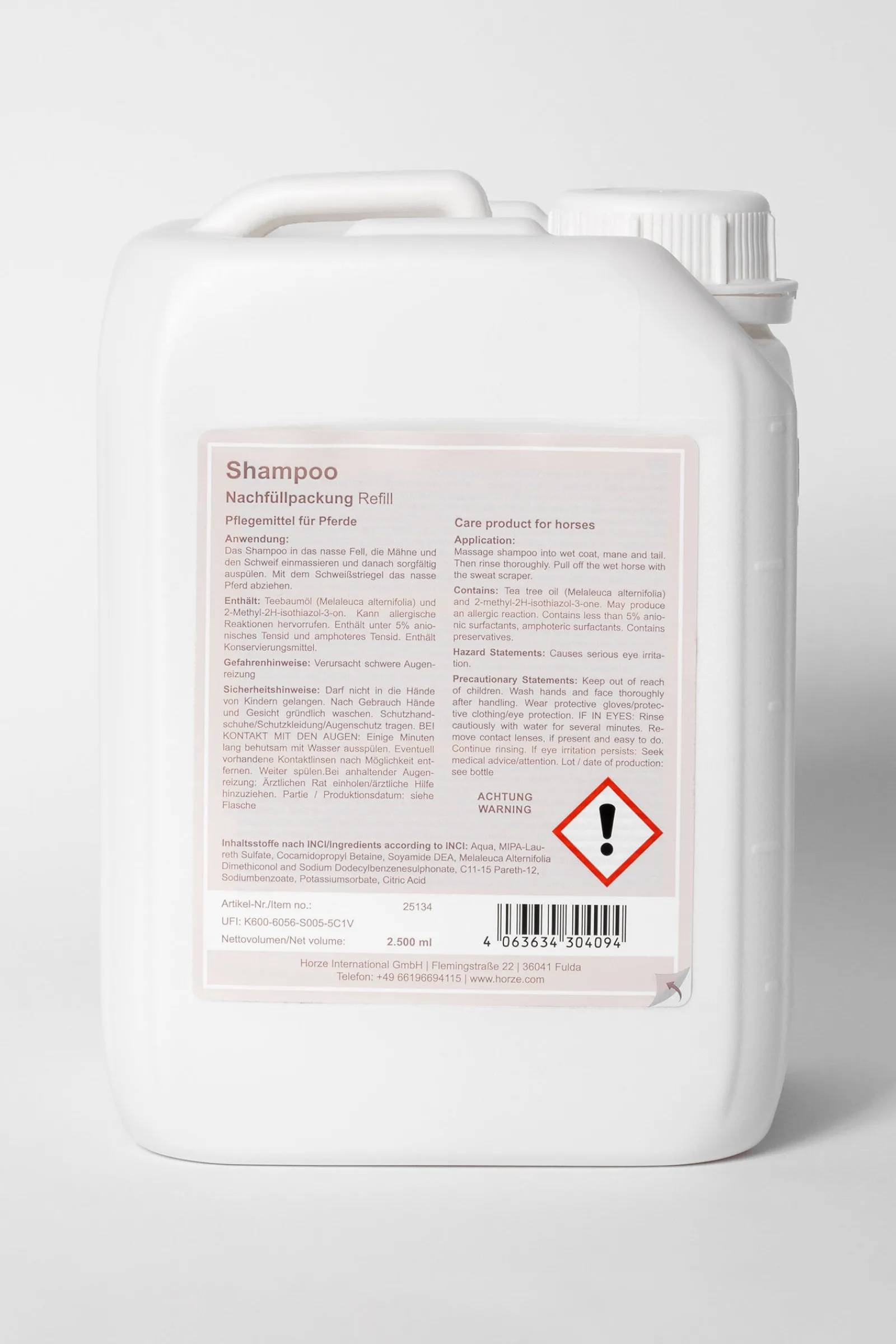 Tea Tree Oil Shampo Refill, 2.5l Stell Pels, Hud Og Man