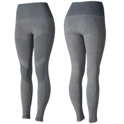 New Vanessa tights i denimutseende, sømløs, helforsterket med silikon, dame Ridetights