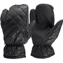 Best vatterte 3-finger vinterhansker Vinterhansker Til Ridning