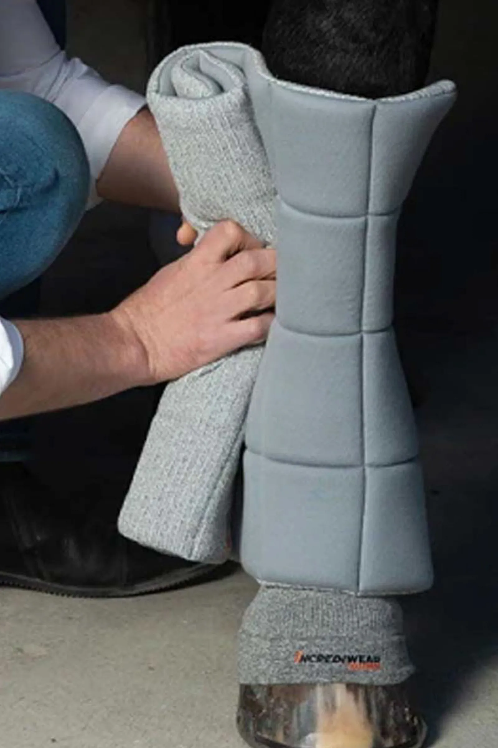 Online Equine Circulation stående bandasjeunderlag, 41 cm (1 par) Bandasjeunderlag Til Hest