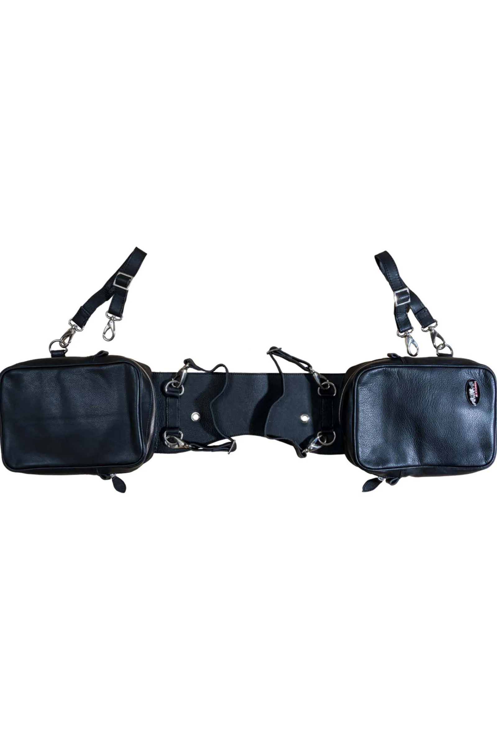 Sale salvesker i lær Bager