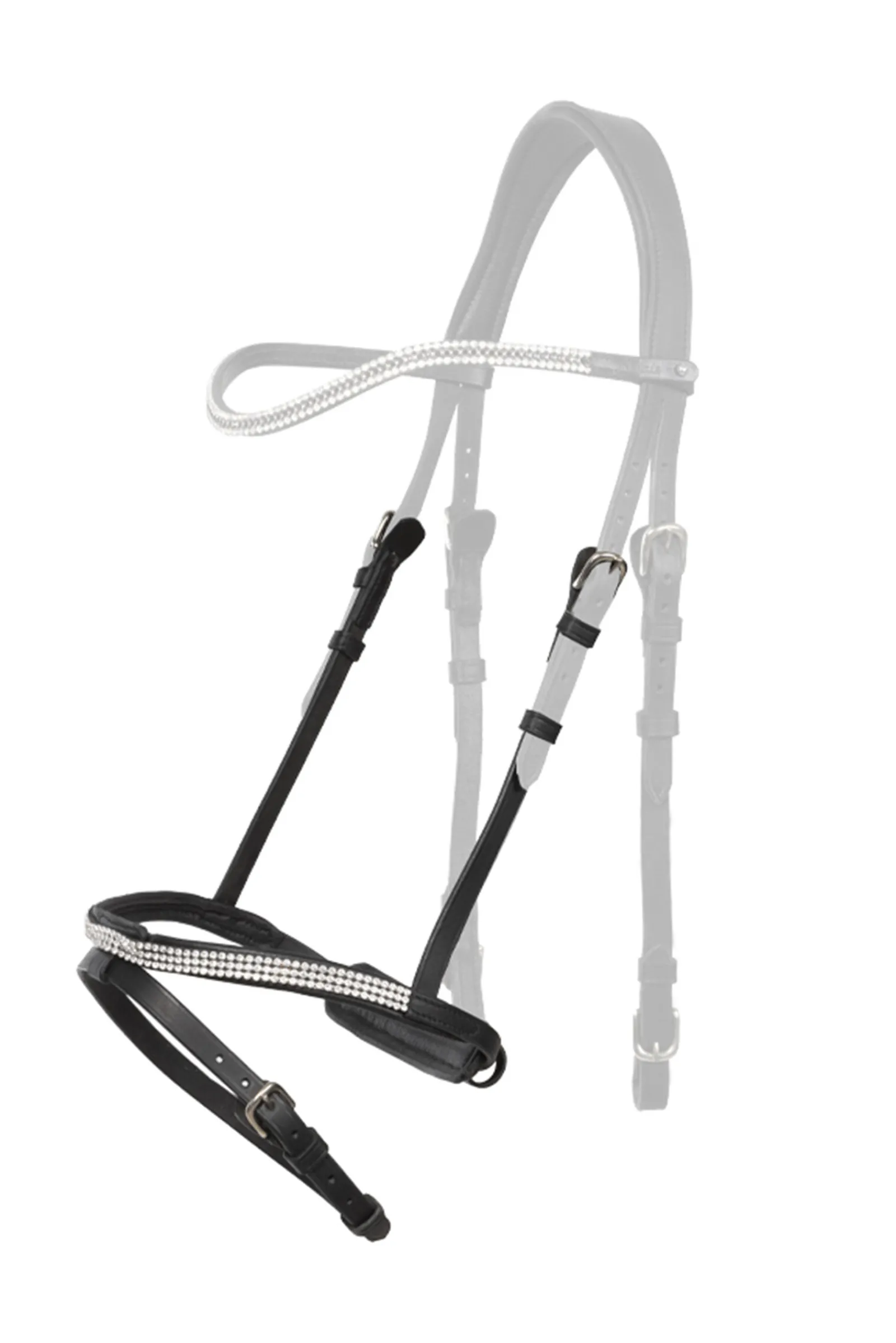 Hot Hvítur English Noseband for Aradis Icelandic Bridle Hodelag & Nesereimer