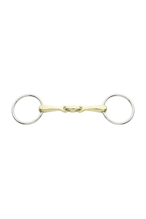 Hot KavalBit Double-Jointed Snaffle Bit  Lock Up Trinsebitt