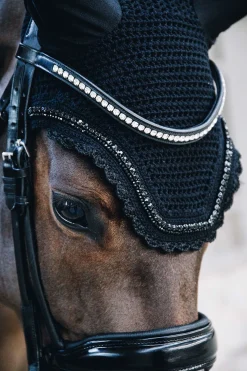 Online Horsewear Wellington lang ørehette med steiner og p Ørehetter|Ørehetter