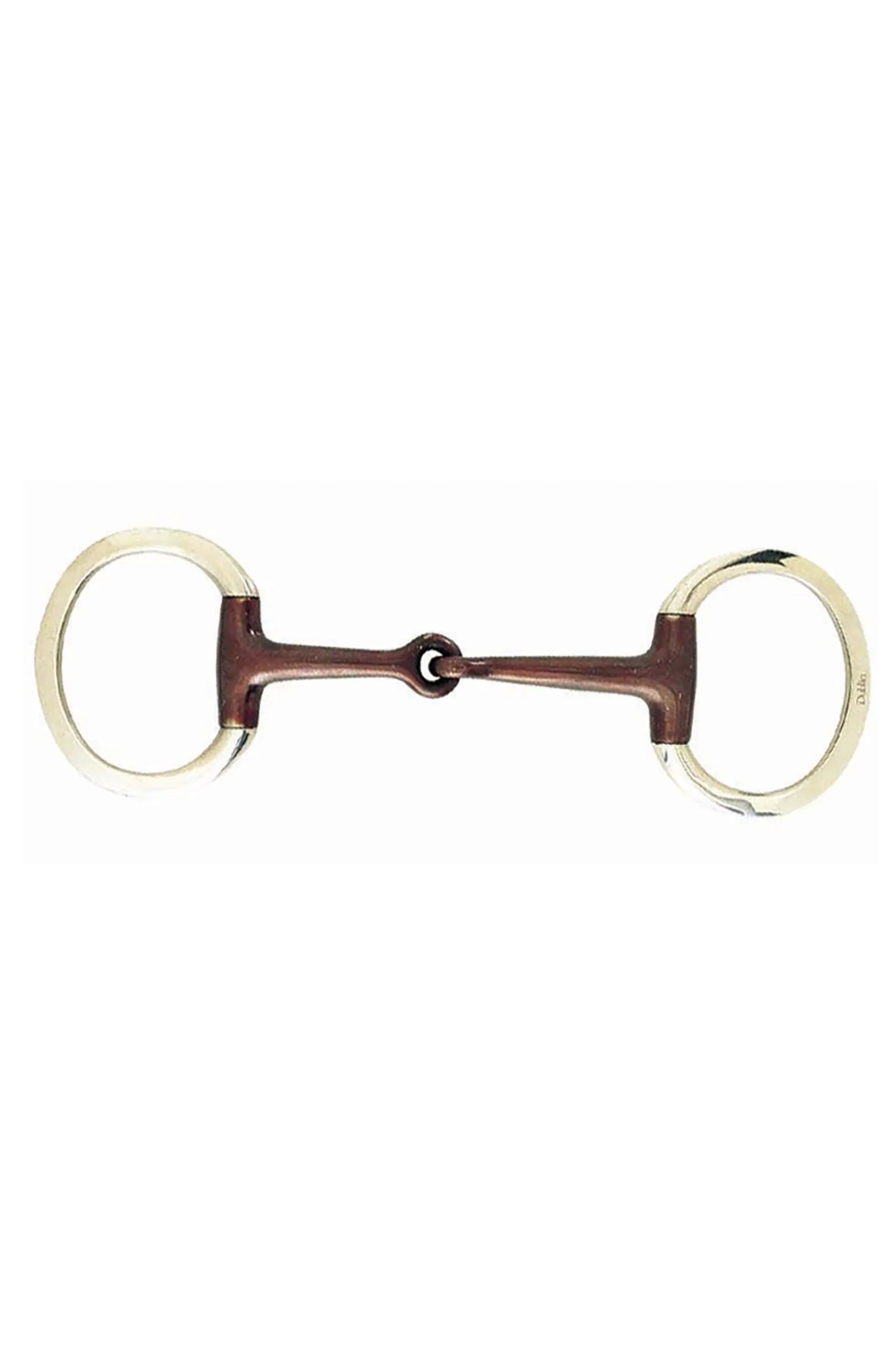New Sweet Iron Jointed Eggbutt Snaffle Bit Muffebitt
