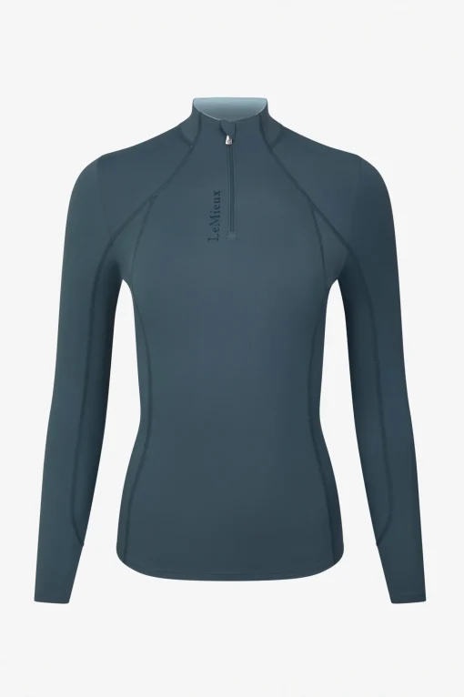 Clearance Base Layer med glidelås Skjorter Og Topper