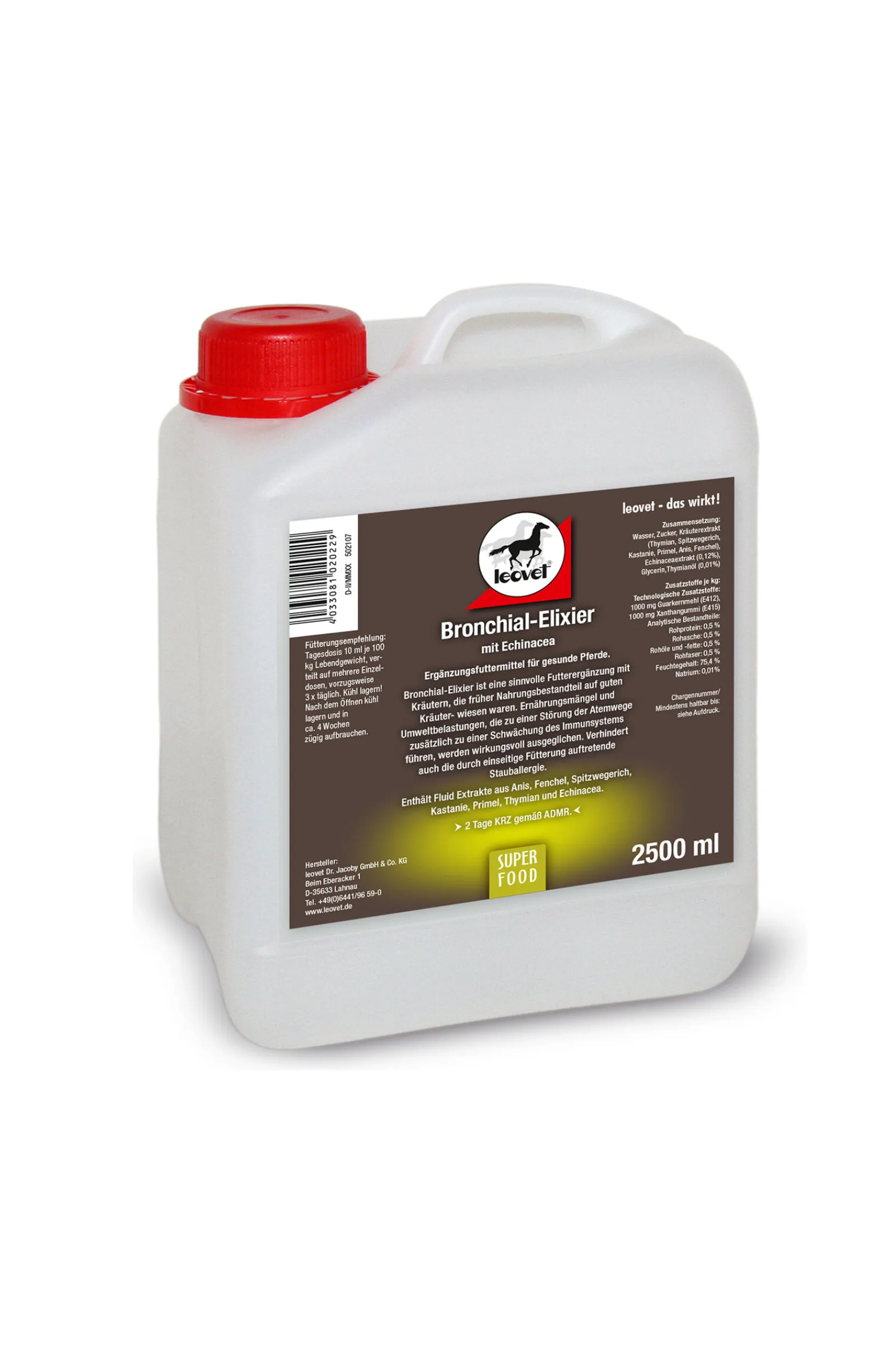 Respiratory Syrup, 2500 ml Tilskudd