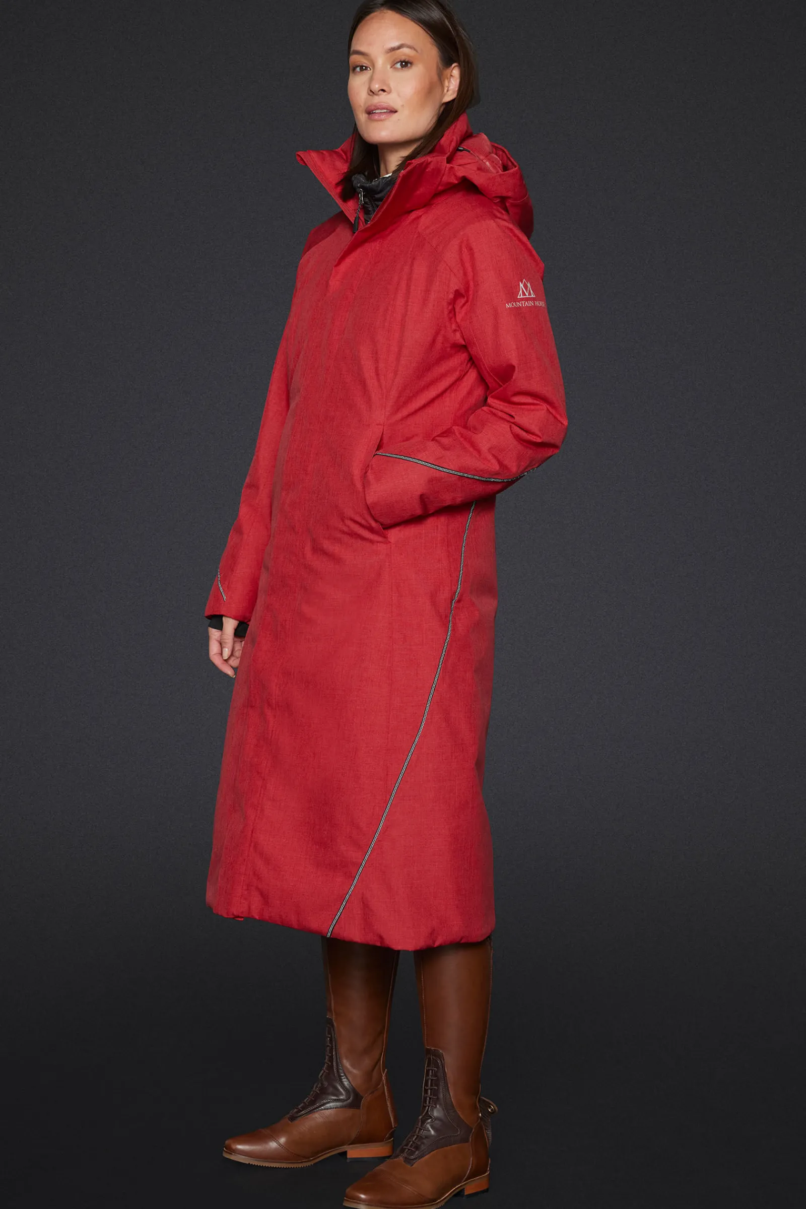 Online Mountain Horse Felicia ridekåpe for kvinner Regntøy|Jakker Og Frakker