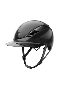 Hot Abus AirLuxe Chrome ridehjelm med lengre brem Ridehjelmer