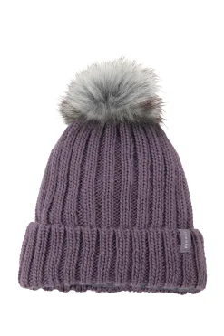 Discount lue med pelsdusk Hodeplagg