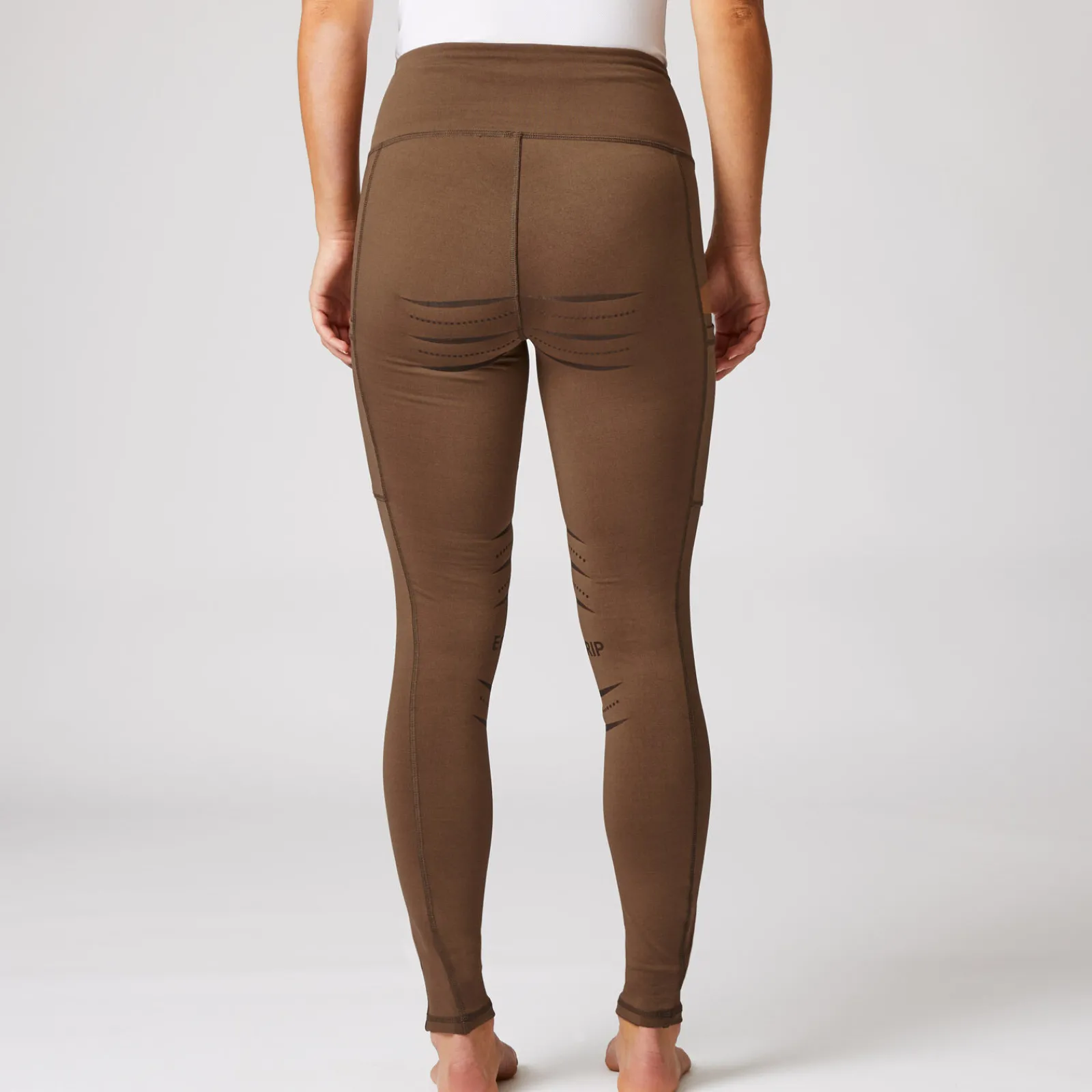 Online Ridetights, helforsterket silikon, mobillomme, dame Ridetights