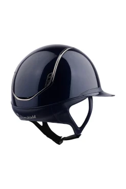 Miss Shield Glossy med Svart Chrome 2.0 Ridehjelmer
