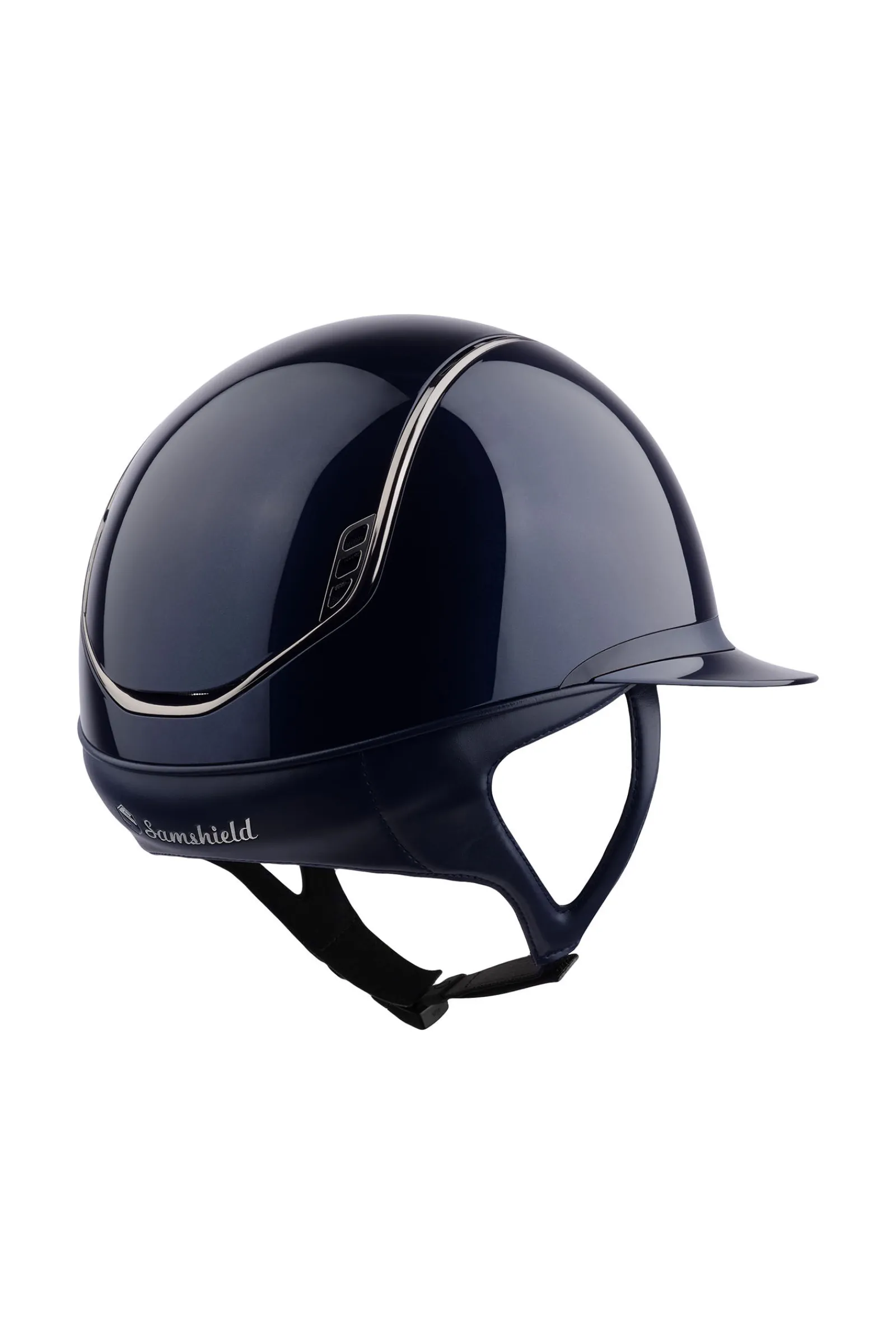 Miss Shield Glossy med Svart Chrome 2.0 Ridehjelmer