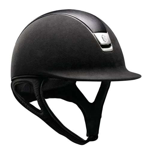 Best Premium lær/krom, svart dressur (uten liner) Ridehjelmer