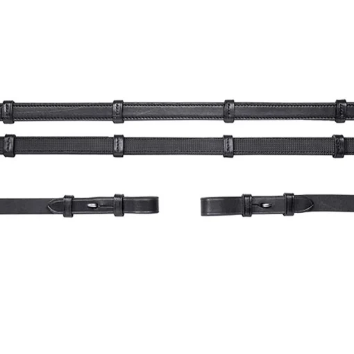 Discount Schockermöhle Sports lærtæyler (gummiert innside), tøyler til Double Bridle Basic Hjelpetøyler Og Longeringssystemer|Hjelpetøyler Og Longeringssystemer