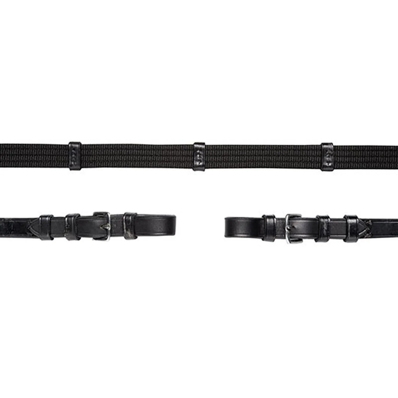 Shockemöhle Sports webtøyler med spenner, 5 stoppere, martingal sto Tøyler