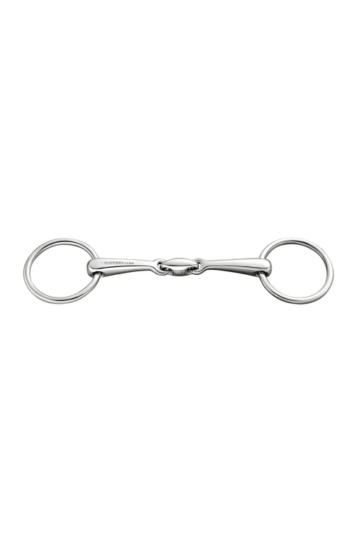 Sale Bradoon dbl. Tredelt trinsebitt Tykkelse: 14 mm Bridonbitt