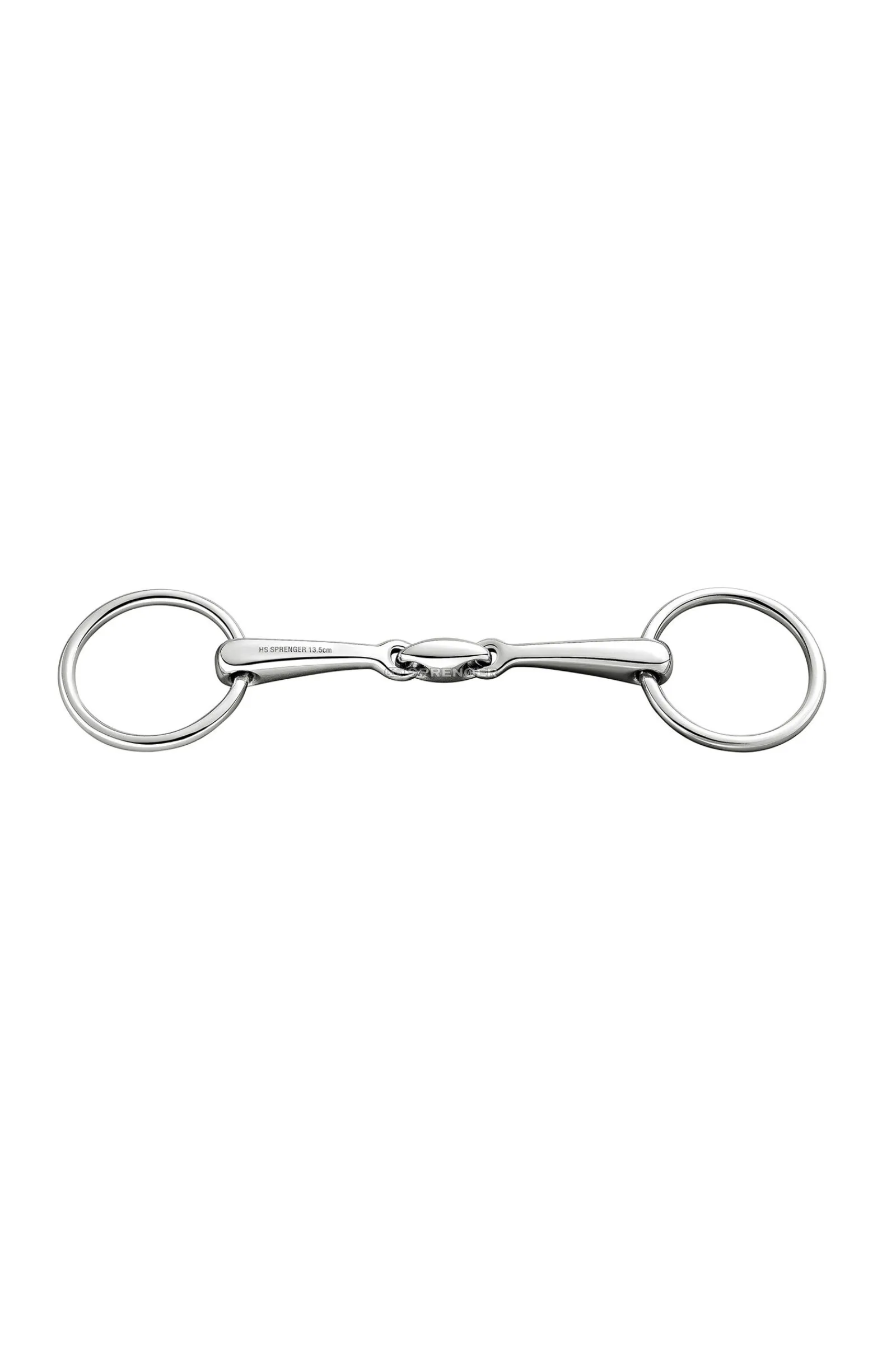Sale Bradoon dbl. Tredelt trinsebitt Tykkelse: 14 mm Bridonbitt