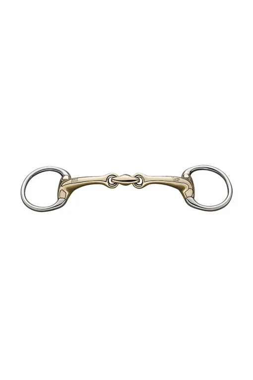 Dynamic RS bridon muffebitt, tredelt Sensogan, 14 mm Bridonbitt