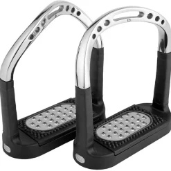 Best Flexcite Grip stigbøyler, SS 4.3/4 med metallplate Stigbøyler