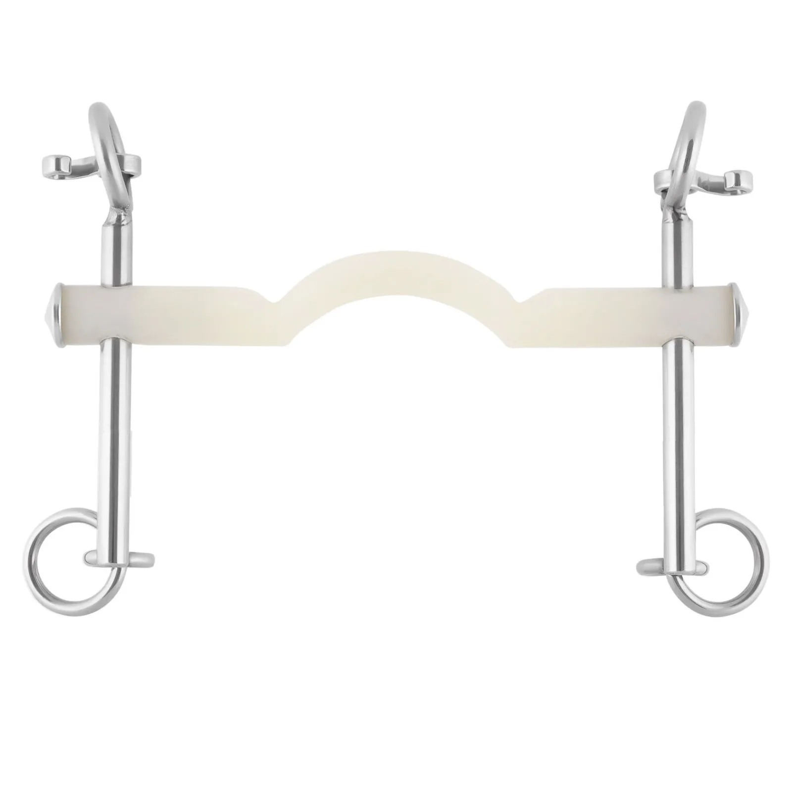 Clearance Nathe kandar 15mm med port, korte sjenkler (undersjenkel 5,5 cm) Kandarbitt