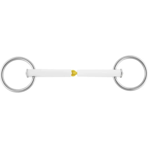 Nathe todelt bridon, 15mm (55mm ring) Bridonbitt