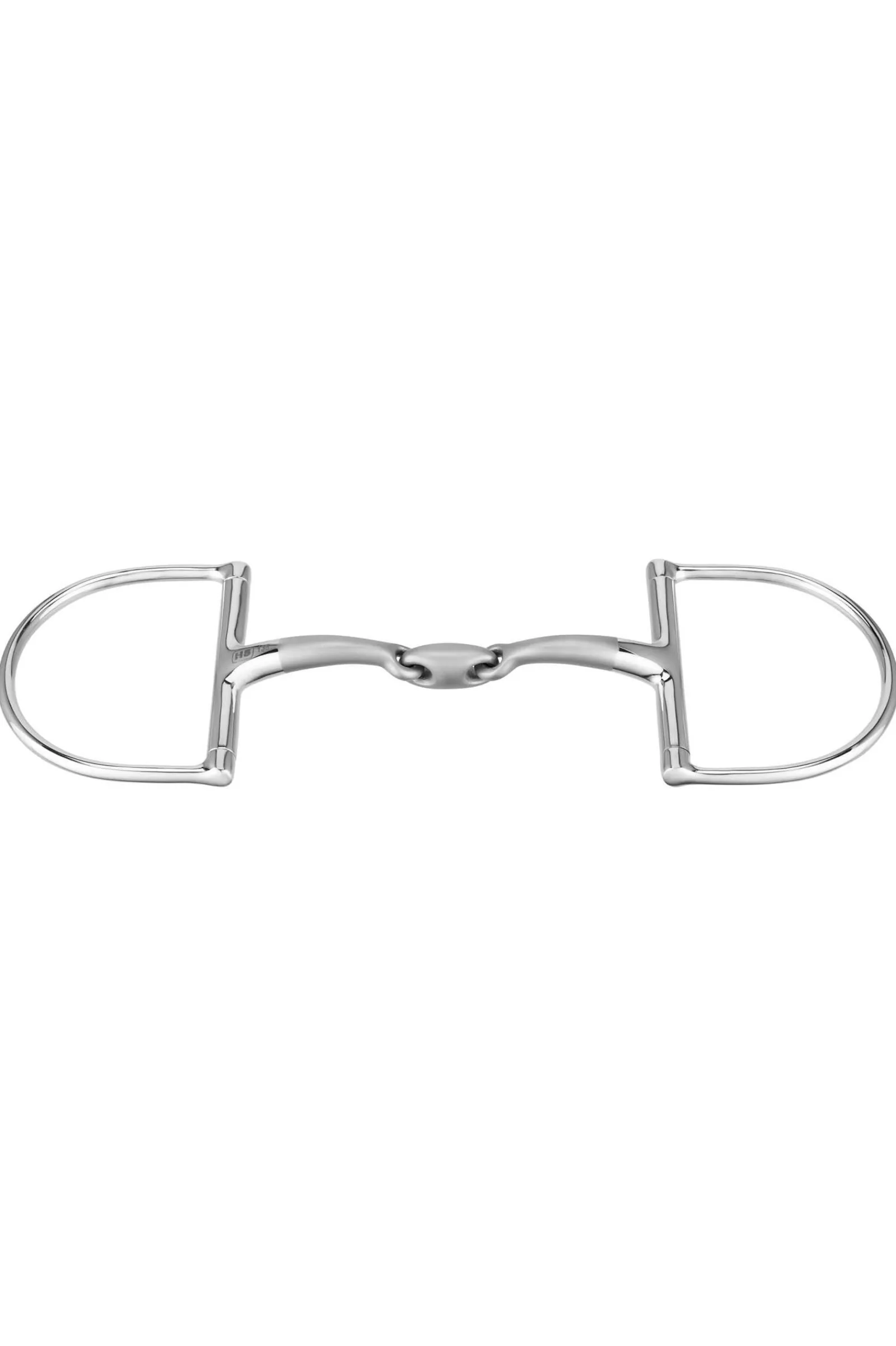 Satinox tredelt D-ring trinsebitt, 14 mm D-ringsbitt