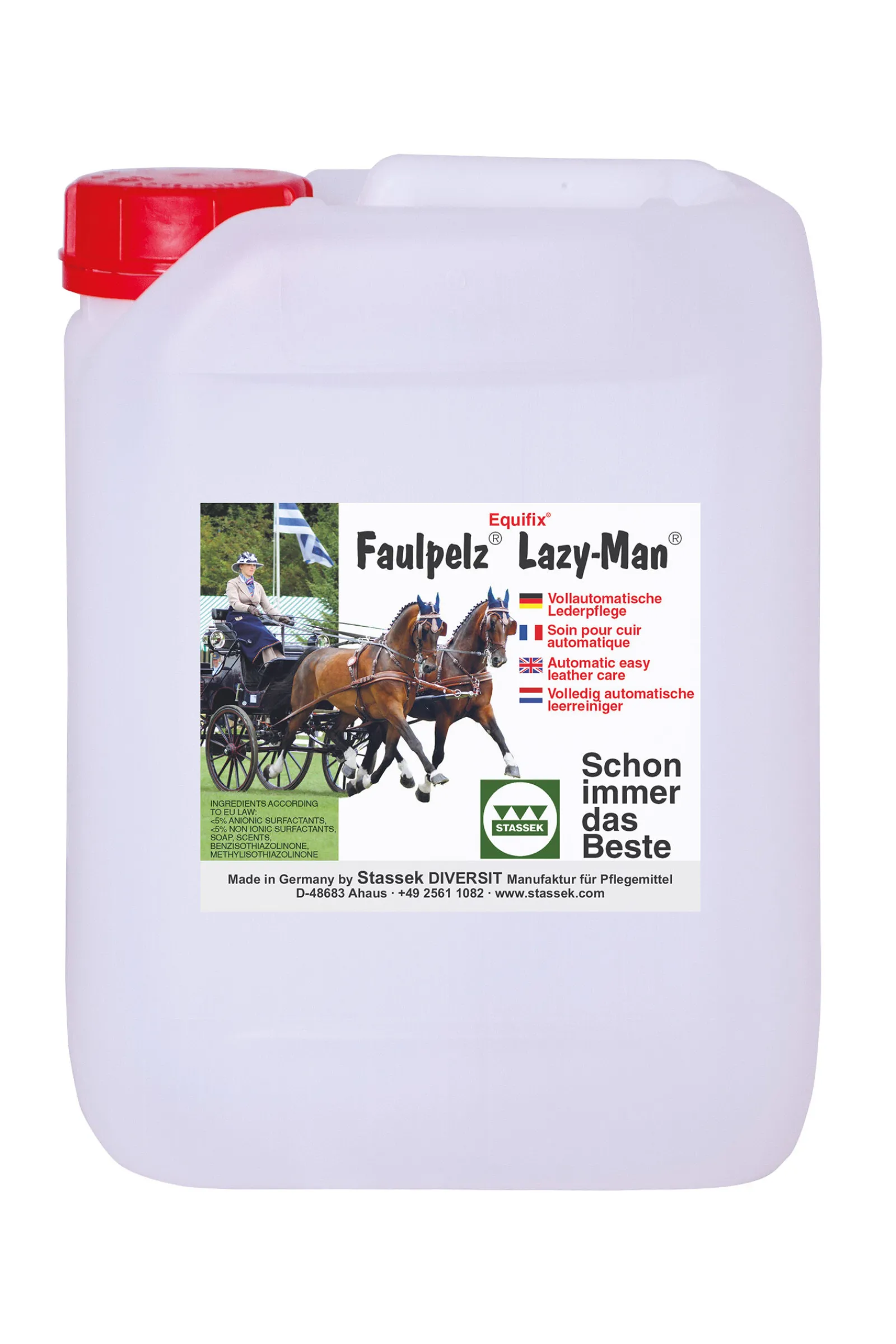 Equifix Faulpelz Lazy-Man Lærpleie, 5 liters Vedlikehold Av Utstyret
