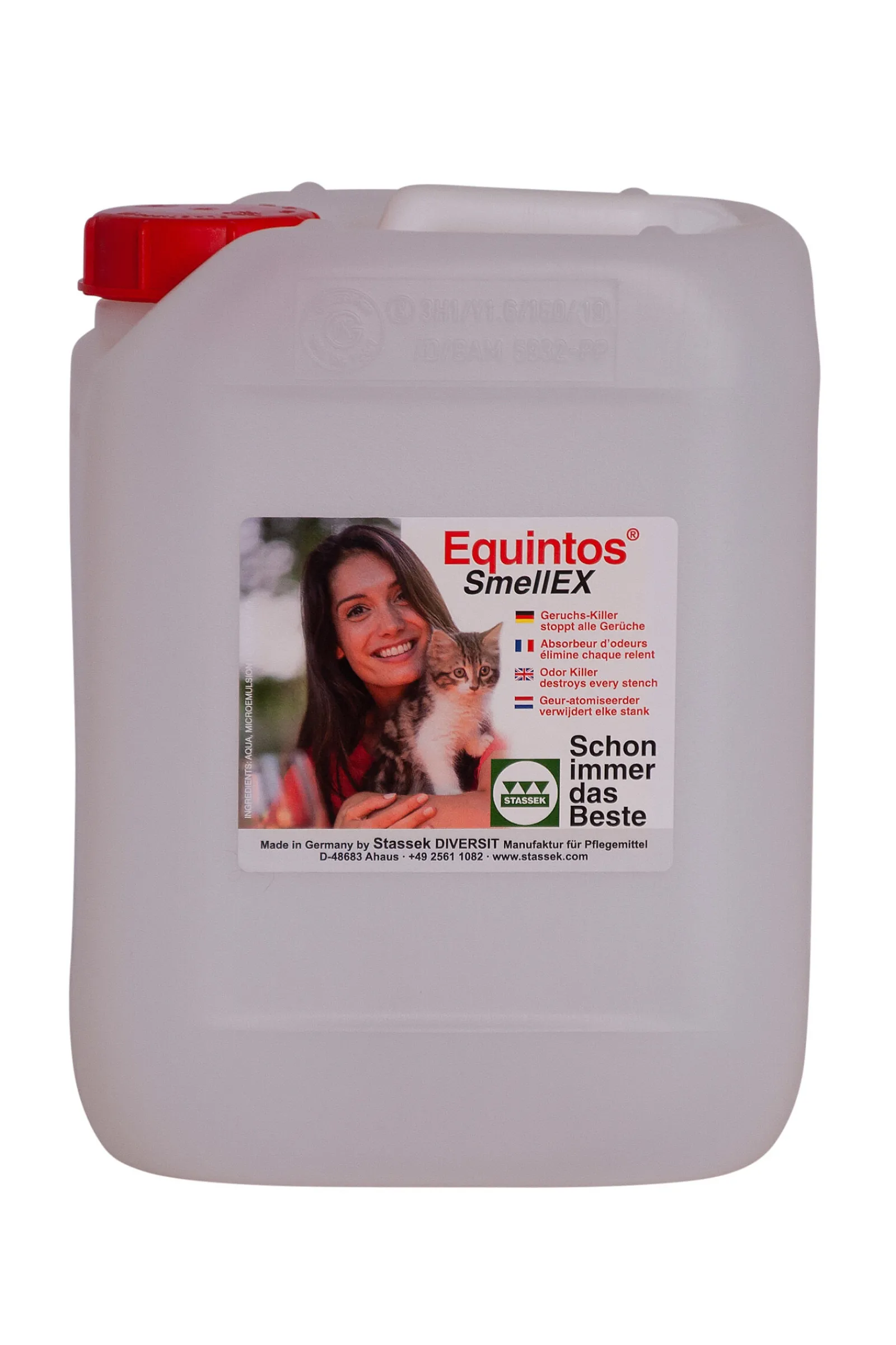 New Equintos Smellex smell luktfjerner, 5 liters Tilbehør Stallutstyr