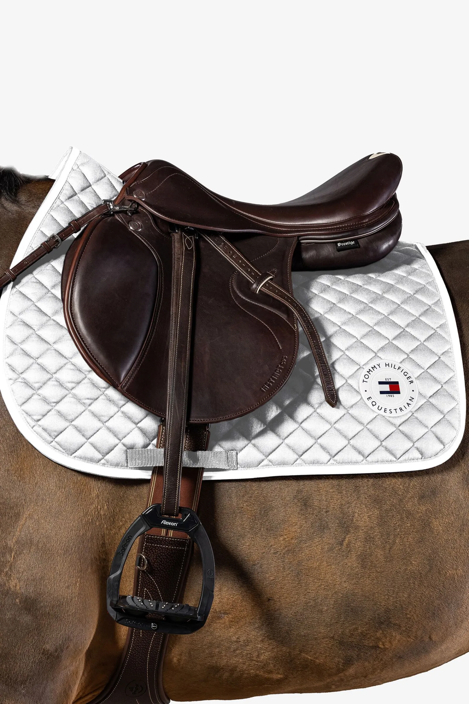 New Tommy Hilfiger Equestrian Global Vaffelpad for Hopping Ponni Sjabrak|Allround- Og Sprangsjabraker
