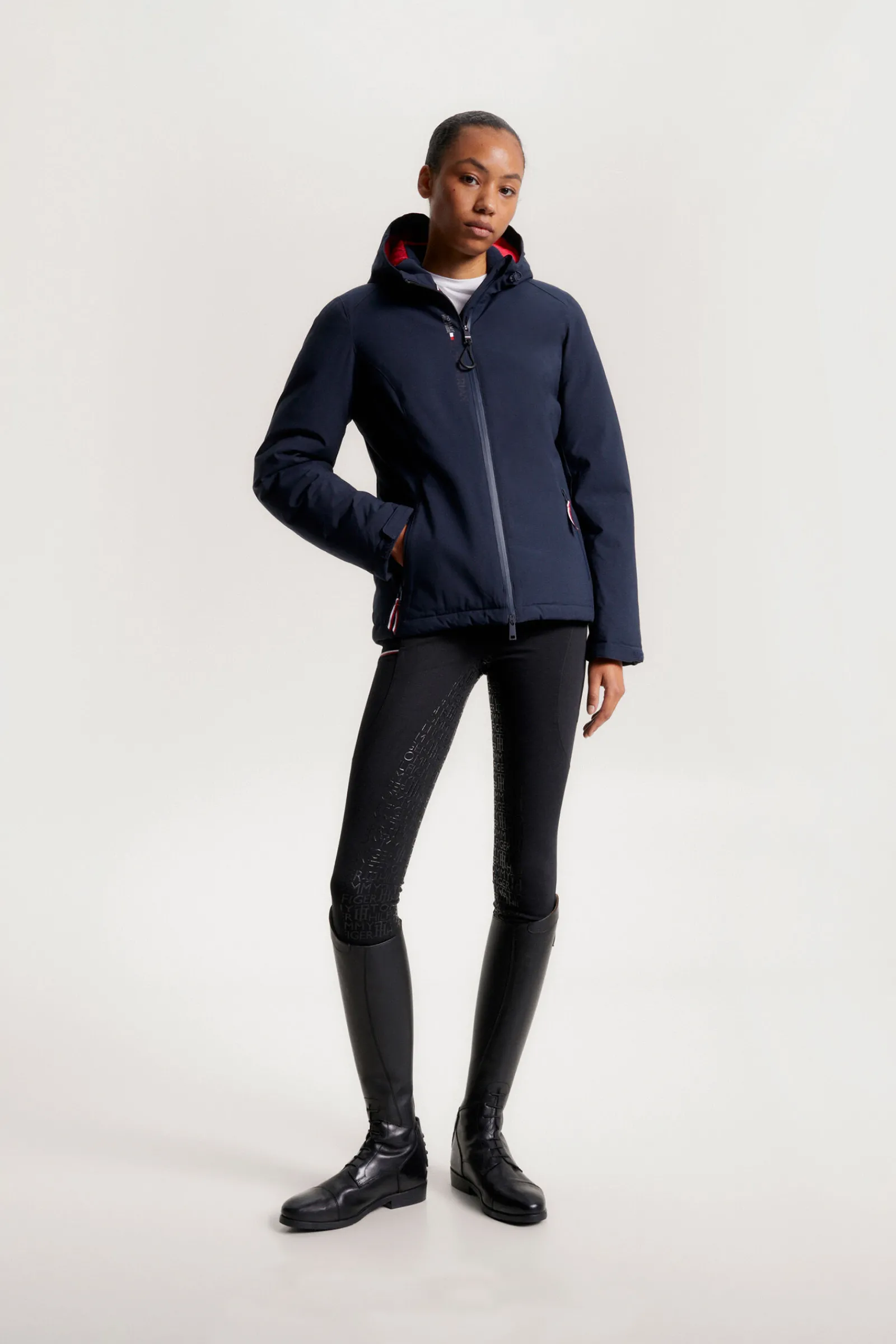 Discount Tommy Hilfiger Equestrian London Vinterridejakke for kvinner Jakker Og Frakker
