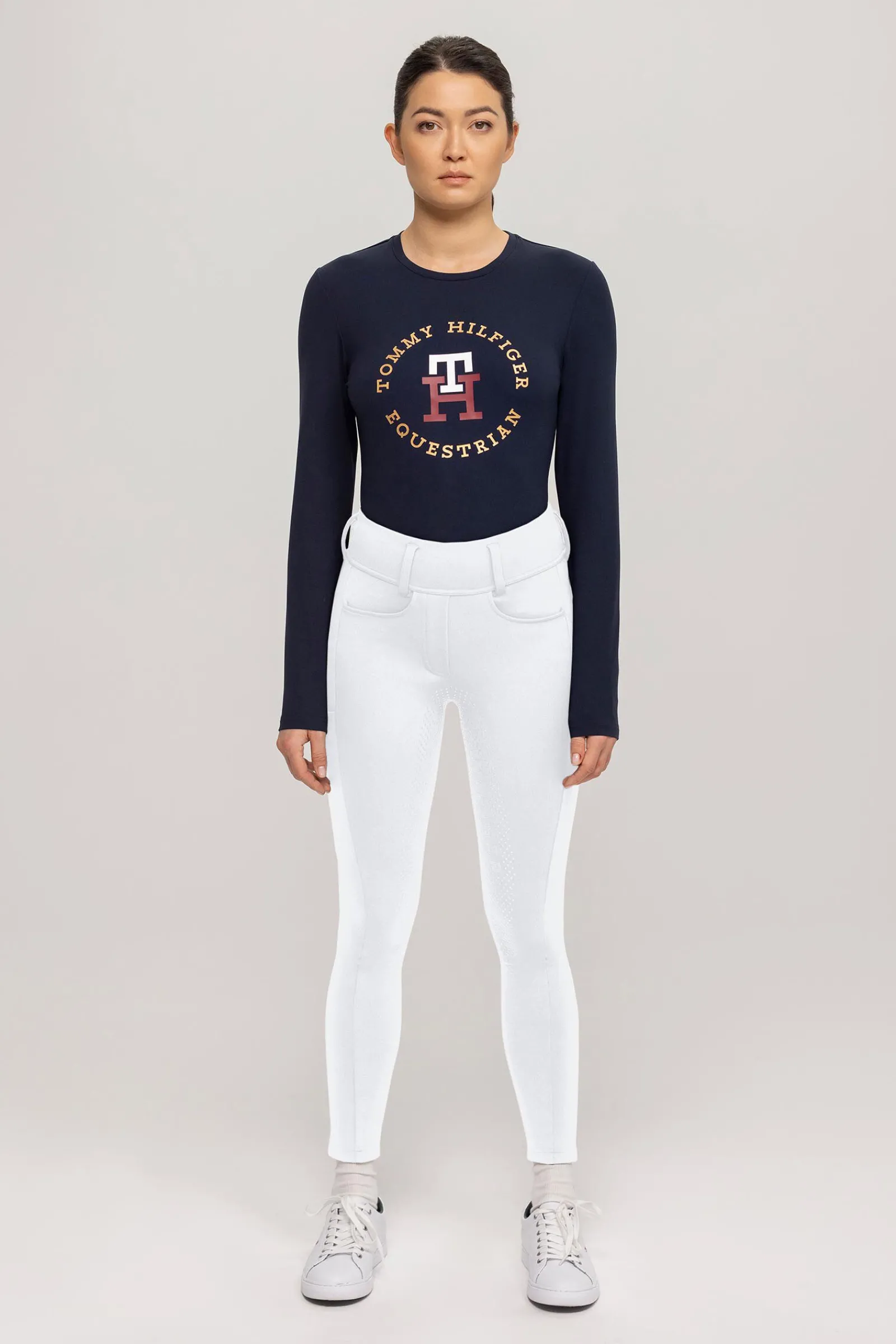 Clearance Tommy Hilfiger Equestrian Vermont helforsterkede ridebukser for kvinner Helforsterkede Ridebukser