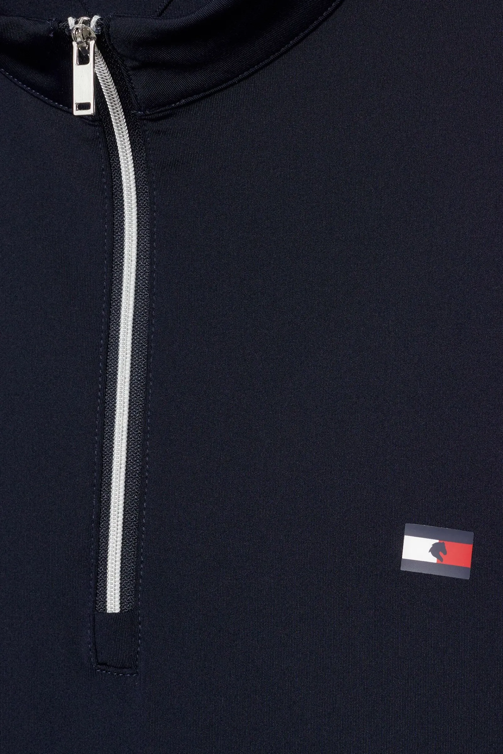 Clearance Tommy Hilfiger Equestrian Wellington Langarmet 1/4 Glidelås Treningstopp Rideskjorter